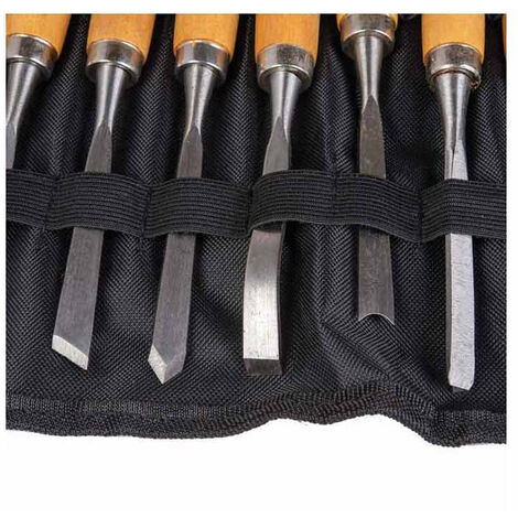 Set Scalpelli Intaglio Legno 12 Pezzi - Professionale, Con Pietra Per Affilare, Per Scultura E Fai Da Te - Foto 3