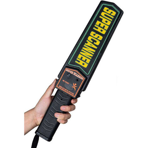 Metal Detector rilevatore di Metalli cercametalli con avvisatore Acustico per Sicurezza con Attacco per Cintura