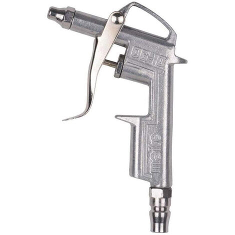 Pistola di soffiaggio ad aria compressa per pulizia da compressore in metallo con ugelli 5 pezzi (1/2)