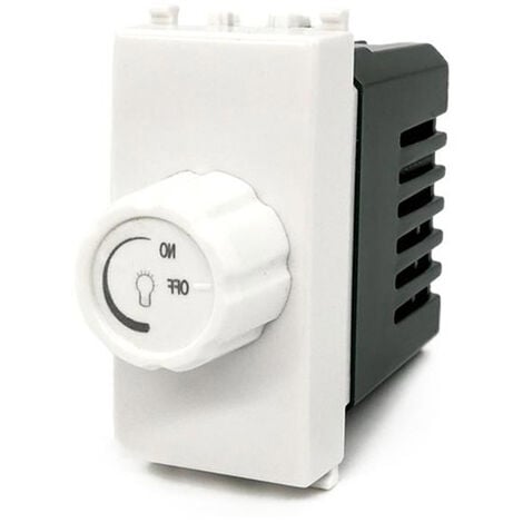 Interruttore dimmer compatibile con vimar plana regolatore controller con  manopola per luci illuminazione led 500 watt