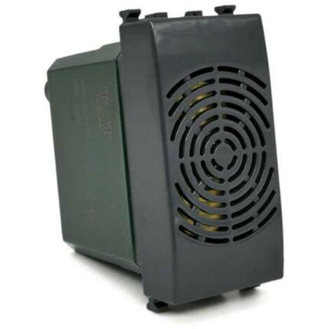 Suoneria compatibile con vimar plana modulo campanello pulsante 6A 220v  nero