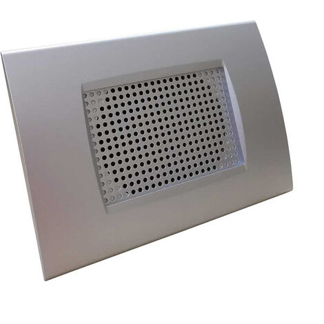 Placca compatibilile living light silver