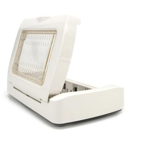 TOT ELECTRIC Coperchio Idrobox 3 Posti Bianco Compatibile Con Bticino Living Light/Air/International IP55 Autoportante Esterno Impermeabile A Parete - Foto 3