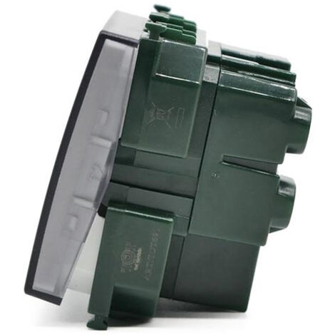 Pulsante Portanome Per Campanello Living Light International Air - 2 Moduli Verde 250V