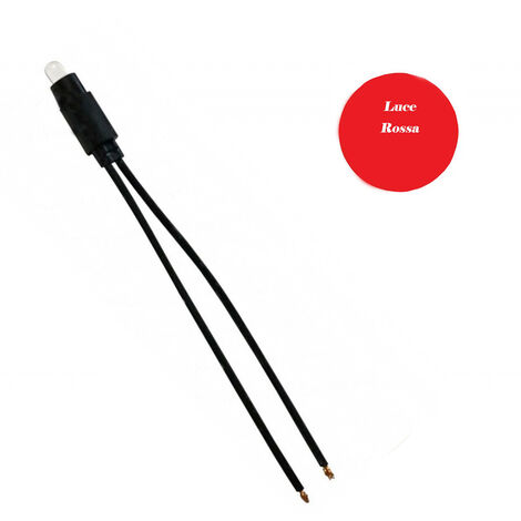 JR Products Spia Luminosa Per Interruttore - 10A 14VDC - Si Illumina Quando ON - Dimensioni 28x14 Mm