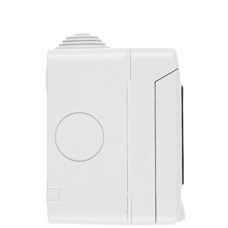 TOT ELECTRIC Cassetta da esterno idrobox compatibile con bticino living light e international IP55 impermeabile per esterno scatola a parete (3 Posti