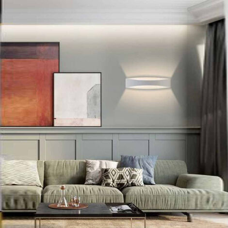 Applique LED 12W Lampada Parete Rettangolare Plafoniera Luce Giardino IP65 230V - Foto 13