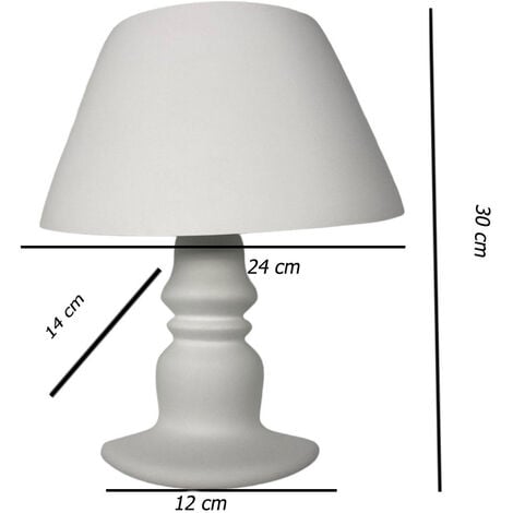 Applique in gesso a forma lume lampada a parete verniciabile lumetto attacco e14