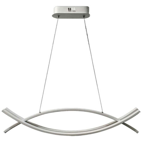 Lampadario led a sospensione 42 watt lampada moderna bianca a luce  naturale 4000k