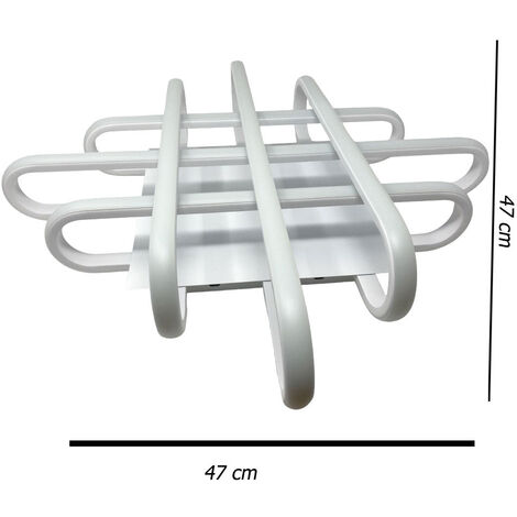 Plafoniera da soffitto a led 58 watt lampadario bianco design moderno luce naturale 4000k