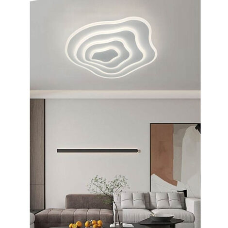 Plafoniera led moderna effetto ondulato lampada da soffitto 59