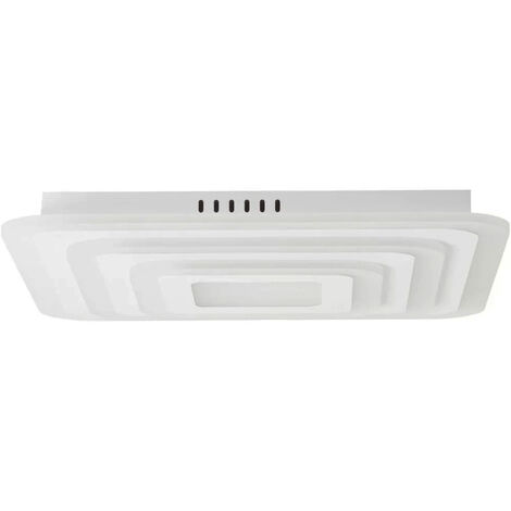 Plafoniera a led quadrata a tripla colorazione di luce lampadario 64 watt lampada da soffitto