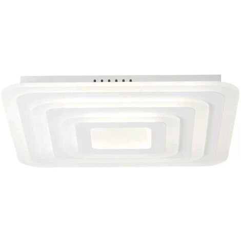 Plafoniera a led quadrata a tripla colorazione di luce lampadario 64 watt lampada da soffitto