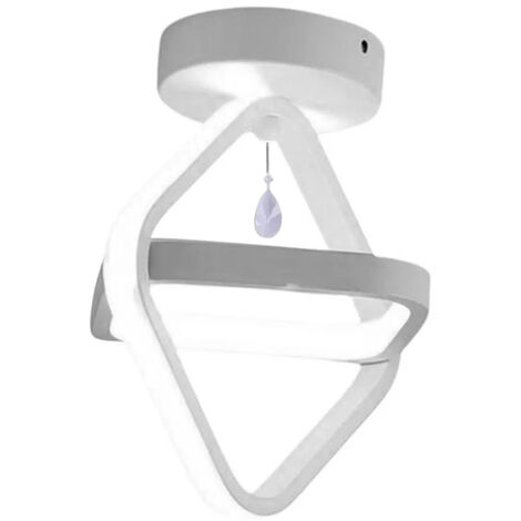 Lampadario led moderno 25 watt forma rombo plafoniera con pendente lampada da soffitto luce naturale 4000k (1/3)