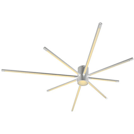Lampadario da soffitto a led 43 watt plafoniera lampada moderna bianco luce 3000k