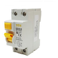Interruttore magnetotermico differenziale salvavita modulare per quadro elettrico 2 moduli 2P+N 6ka 10 ampere
