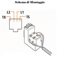 Presa Telefonica RJ11 Silver Con Coperchio Compatibile Bticino Axolute