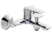 Rubinetto per bagno ultra moderno miscelatore orientabile vasca in ottone cromato lucido