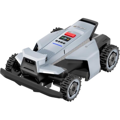 Segway Navimow X420 Mähroboter ohne Begrenzungskabel für 2000 ㎡ Zero-Turn AWD für 84 % Steigungen NRTK+360° Vision+VIO All-Terrain-Rasenmäher Roboter Keine RTK-Basisstation