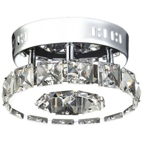 Lampada da Soffitto Moderno Plafoniera LED Rotonda Lampadario da Soffitto per Camera da Letto Soggiorno Corridoio (Luce Bianca)