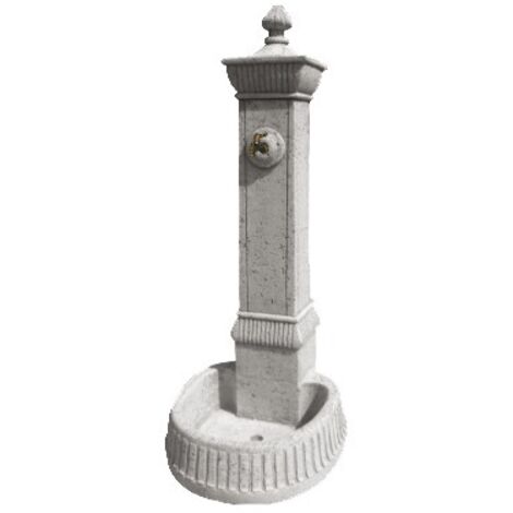 Fontana centrale Tamigi Grigio 45x55xH125cm Decogarden