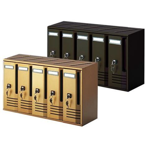 BLOCCHIERE CUBO BRONZO -C4