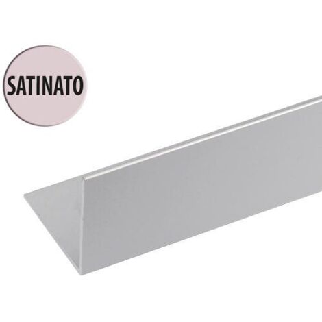 PROFILO DA 1 METRO ANGOLARE ALLUMINIO ARGENTO 10X10X1 SET 5 PEZZI - ARCANSAS