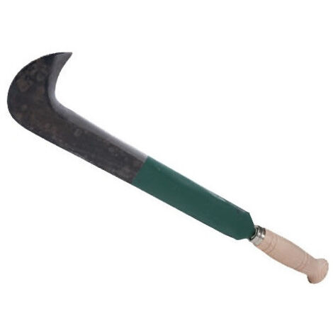 Roncola Sfrattarola Brixo Corta Manico In Legno E Lama In Acciaio 60cm.