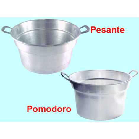 Caldara pesante alluminio cm 40x22