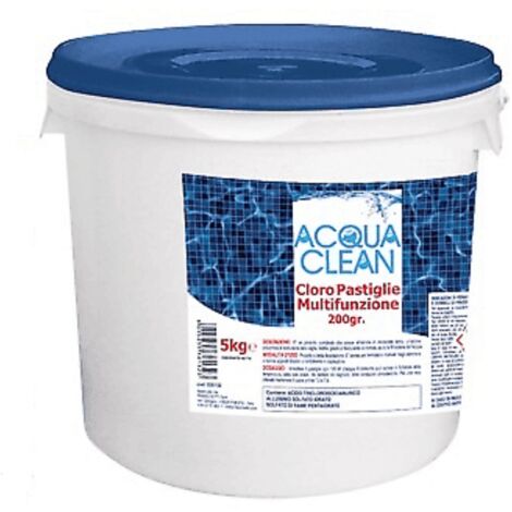 ACQUA CLEAN CLORO IN PASTIGLIE MULTIFUNZIONE 10 KG