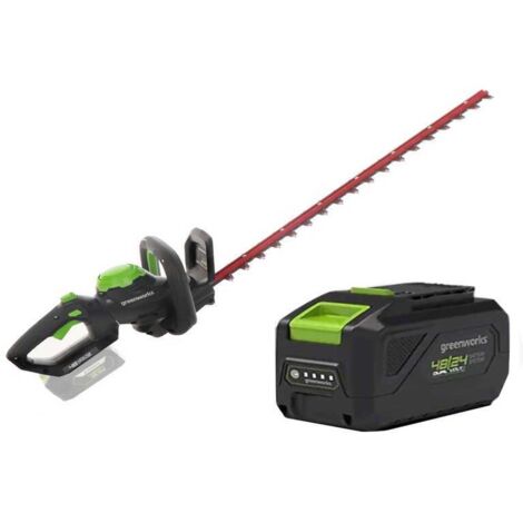 Tagliasiepi a batteria 48 V 61 cm con kit 2 Ah e caricabatterie – Greenworks G48HTK2