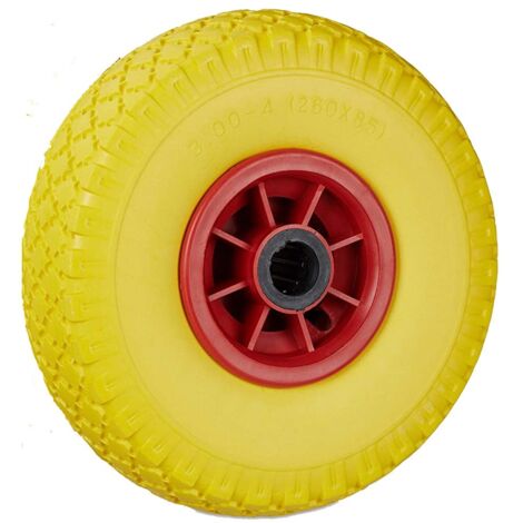 Ruota piena Carrello Portapacchi Piena Con Cuscinetto Foro 20Ø (1/2)