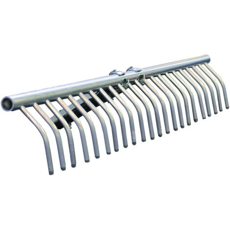 RASTRELLI IN ALLUMINIO BRIXO PER FIENO 22 DENTI LUNGHEZZA 77CM GIARDINAGGIO