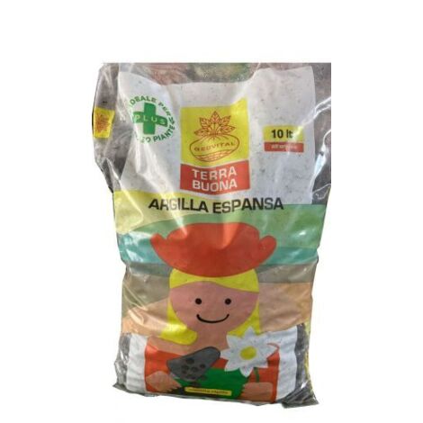 Lt 10 argilla espansa per drenaggio piante e vasi pacciamante naturale