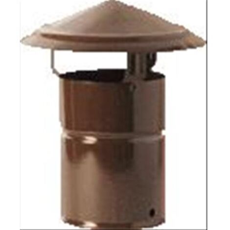 Fumaiolo Fisso Canna Fumaria Tonda 12 Cm Camini Stufe Legna Pellet Lamiera Porcellanata