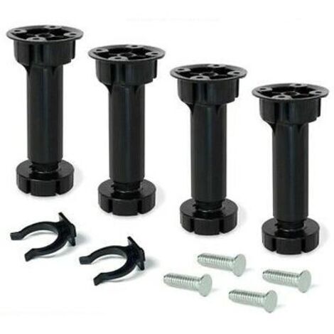PIEDINI REGOLABILI PLASTICA 15CM (CF 4PZ)