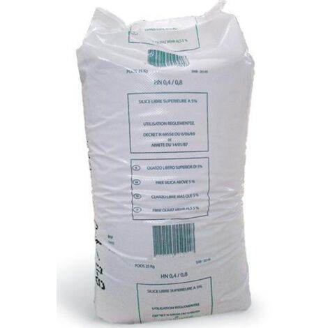 SABBIA QUARZIFERA FILTRO PISCINA 25KG PAPILLON