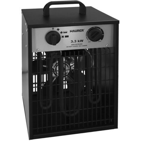 RISCALDATORE ELETTRICO MAURER 1650/3300W INDUSTRIALE