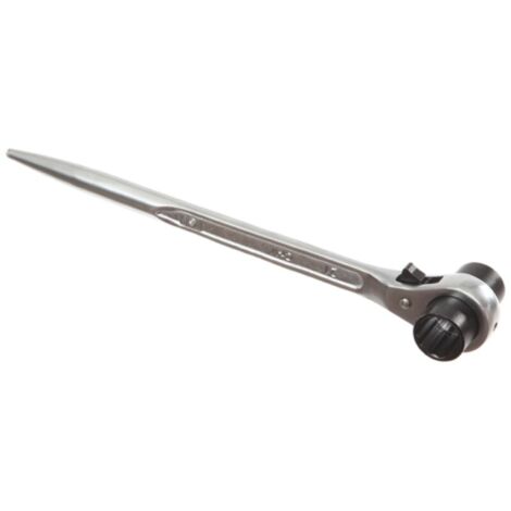 CHIAVE per PONTEGGI A CRICCHETTO in acciaio ZINCATA 21x22 mm