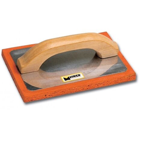 FRATTONE ALLUMINIO M/LEGNO 220X140MM SPUGNA 20MM ARANCIO