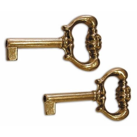 CHIAVE PER MOBILI OTTONE LUCIDO (BL.2PZ) ART.80251