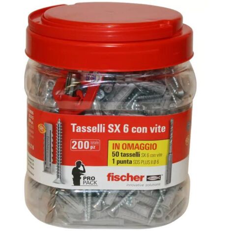 TASSELLI FISCHER NYLON SX 8 S CON VITE (SECCHIELLO 120 PZ)