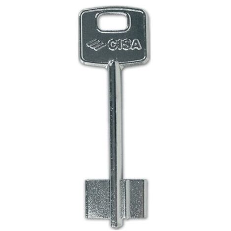 Chiave Cisa Art 00100.00.1 Testa Ferro  Lunghezza 35 mm  per serrature da infilare