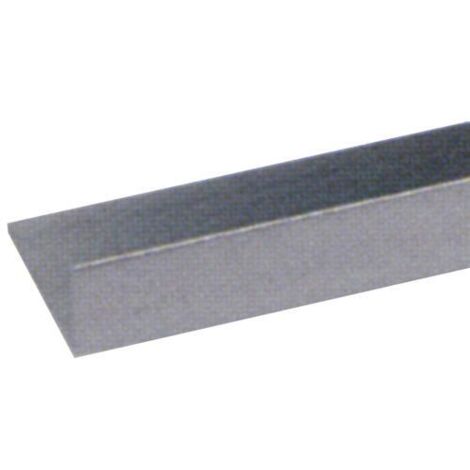 PROFILO in ALLUMINIO CROMATO mod. ANGOLARE a L 20X10X1 mm 2 metri conf. 5 pz
