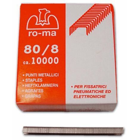 PUNTI FISSATRICE PNEUMATICA MEK80 14MM GALVANIZZATI (TIPO 80) CF10000