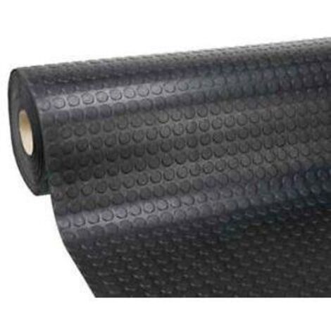 COPRIPAVIMENTO BULLONATO PVC MT25 H200 NERO