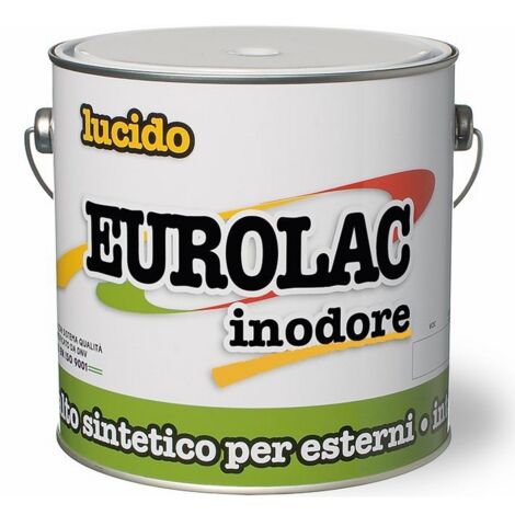 Smalto Sintetico Lucido Inodore Eurolac Laiv colore Verde Persiana 0,750 Lt.