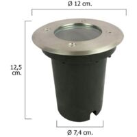 EVN Meerkat Lampada da incasso a pavimento, angolare, 6W