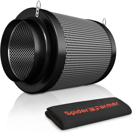 Spider Farmer 6" Zoll Luft Kohle Aktivkohlefilter für for Inlinfan Grow Tent