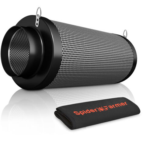 Spider Farmer 4" Zoll Luft Kohle Aktivkohlefilter für for Inlinfan Grow Tent